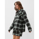 Пижама женская (рубашка, шорты) KAFTAN, размер 50-52, зелёная