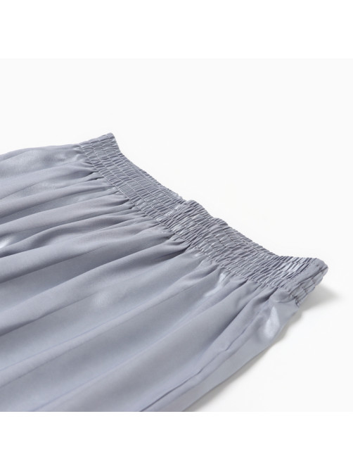 Пижама женская (рубашка, брюки) KAFTAN «Полоска», серо-голубая, размер 44-46