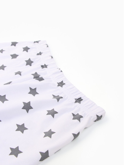 Пижама женская (футболка, шорты) KAFTAN Star, размер 44-46, серая