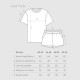 Пижама новогодняя женская (футболка, шорты) KAFTAN Love, размер 52-54