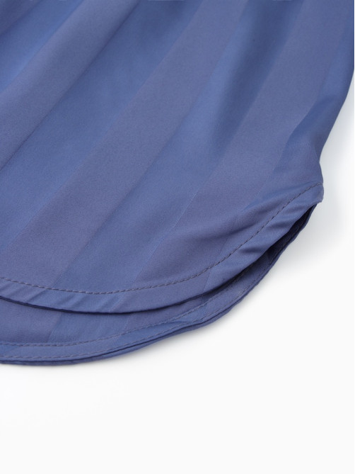 Пижама женская (рубашка, шорты) KAFTAN «Полоса», размер 48-50, синяя