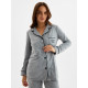 Пижама женская (рубашка, брюки) KAFTAN Sweat home, размер 40-42, серая