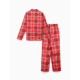 Пижама женская (рубашка, брюки) KAFTAN Red, размер 40-42