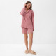 Пижама женская (рубашка, шорты) KAFTAN Basic, размер 48-50, розовая