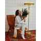 Пижама новогодняя женская (футболка, брюки) KAFTAN «Елки», размер 40-42