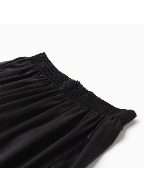 Пижама женская (рубашка, брюки) KAFTAN «Полоска», чёрная, размер 44-46
