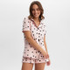 Пижама женская (рубашка, шорты) KAFTAN Cute, размер 40-42