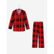 Пижама новогодняя женская (рубашка, брюки) KAFTAN Christmas, размер 52-54