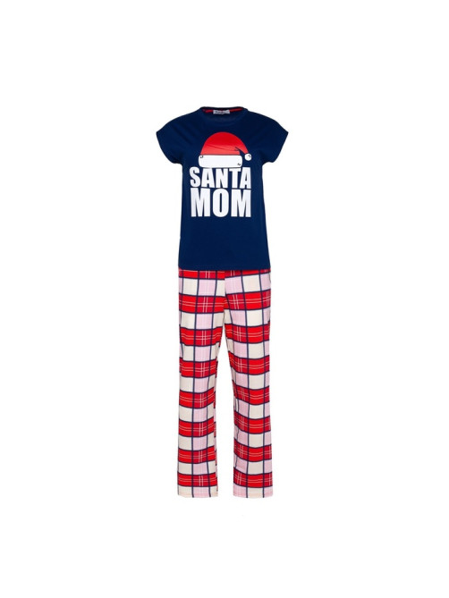 Пижама новогодняя женская (футболка, брюки) KAFTAN Santa team, размер 40-42 49