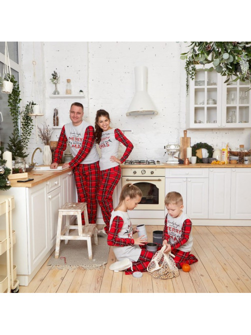 Пижама новогодняя женская (лонгслив, брюки) KAFTAN X-mas, размер 52-54