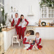 Пижама новогодняя женская (лонгслив, брюки) KAFTAN X-mas, размер 52-54