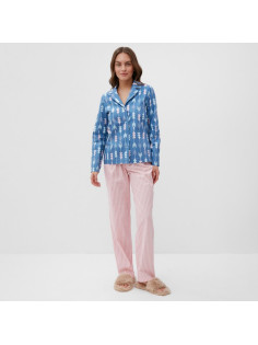 Пижама женская (рубашка, брюки) KAFTAN «Стрелы», размер 40-42