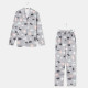 Пижама женская (рубашка, брюки) KAFTAN «Елки», размер 40-42