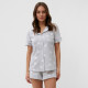 Пижама женская (рубашка, шорты) KAFTAN Star, размер 48-50