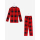 Пижама новогодняя женская (рубашка, брюки) KAFTAN Christmas, размер 40-42