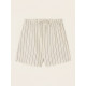 Шорты домашние женские SL HOME Linen, белые, размер 44 (M)