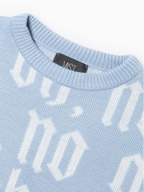 Джемпер женский MIST Knitwear, размер 40-42, голубой