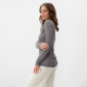 Лонгслив женский KAFTAN: Basic line, серо-фиолетовый, размер 50-52