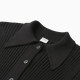 Джемпер женский на пуговицах MINAKU: Knitwear collection, чёрный, размер 42-44