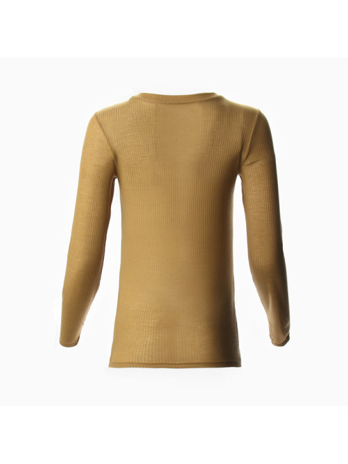 Лонгслив женский KAFTAN: Basic line, тёмно-оливковый, размер 40-42