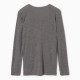 Лонгслив женский KAFTAN: Basic line, серо-фиолетовый, размер 44-46