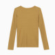 Лонгслив женский KAFTAN: Basic line, тёмно-оливковый, размер 44-46