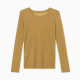 Лонгслив женский KAFTAN: Basic line, тёмно-оливковый, размер 50-52