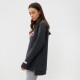 Свитшот женский удлинённый с начёсом MIST Cozy style, графит, размер 54