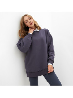 Свитшот женский MINAKU: Casual Collection цвет графит, размер 42