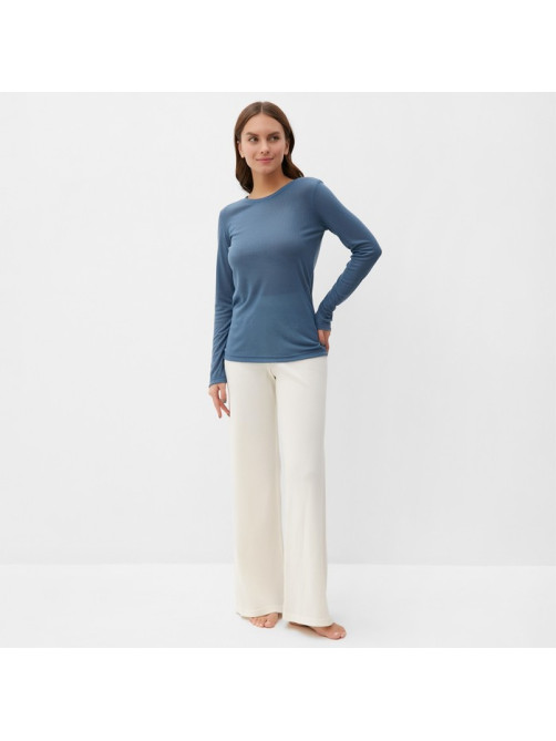 Лонгслив женский KAFTAN: Basic line, синий, размер 44-46