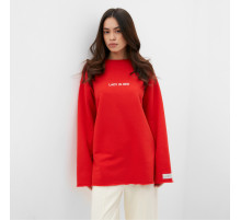 Свитшот женский MIST Cozy style, красный, размер 50