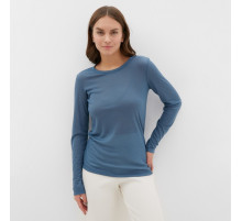 Лонгслив женский KAFTAN: Basic line, синий, размер 40-42