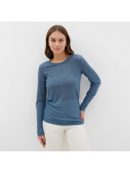Лонгслив женский KAFTAN: Basic line, синий, размер 40-42