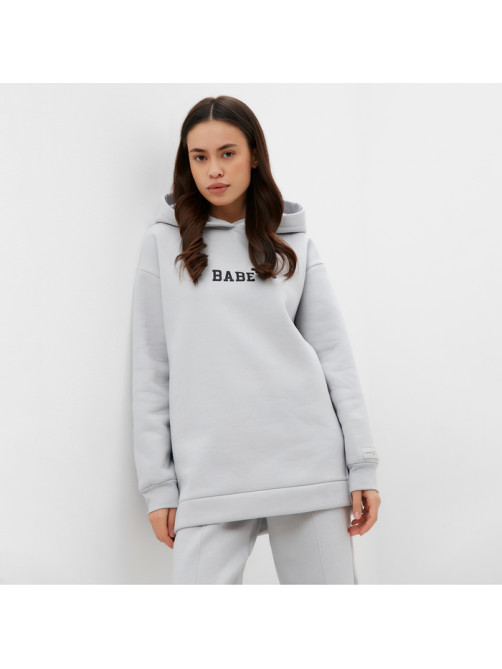 Худи женское MIST Cozy style, серое, размер 50