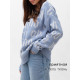 Джемпер женский MIST Knitwear, размер 48-50, голубой