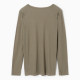 Лонгслив женский KAFTAN: Basic line, хаки, размер 50-52