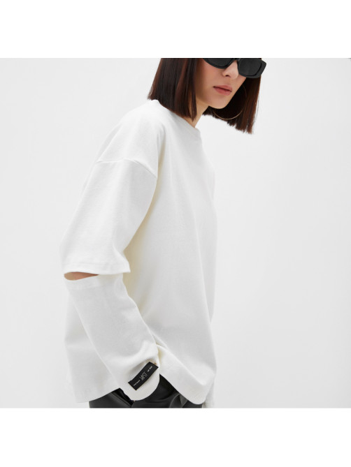 Лонгслив MIST: Base, размер 46-48 (L-XL), молочный