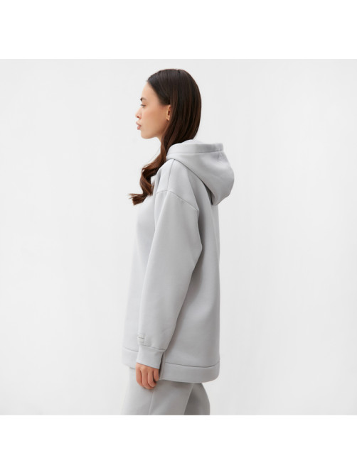 Худи женское MIST Cozy style, серое, размер 56