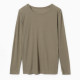 Лонгслив женский KAFTAN: Basic line, хаки, размер 40-42