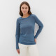 Лонгслив женский KAFTAN: Basic line, синий, размер 44-46