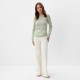 Лонгслив женский KAFTAN: Basic line, оливковый, размер 50-52