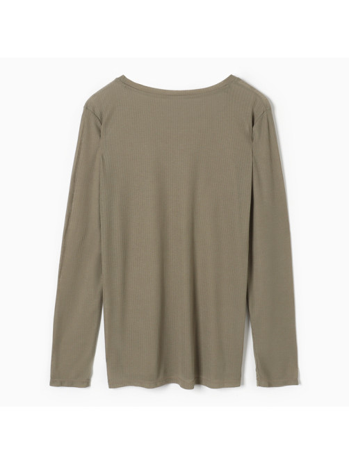Лонгслив женский KAFTAN: Basic line, хаки, размер 44-46