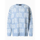 Джемпер женский MIST Knitwear, размер 48-50, голубой