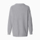 Джемпер женский крупной вязки MIST, серый, размер 48-50 (L)