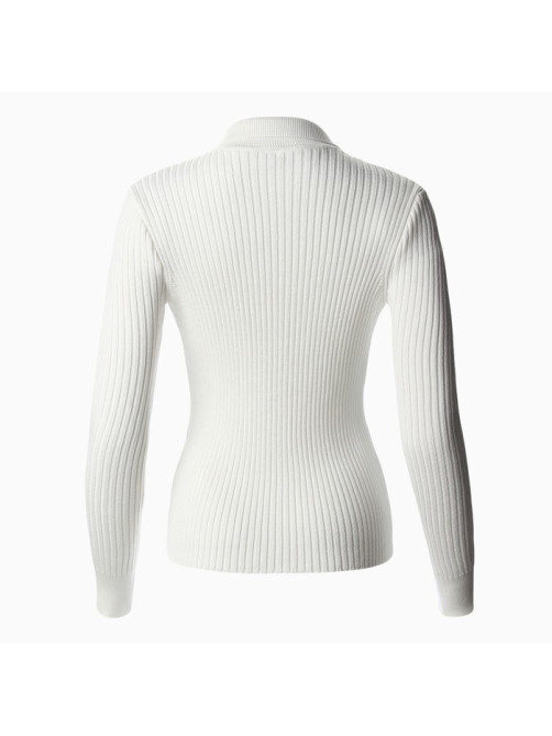 Джемпер женский на пуговицах MINAKU: Knitwear collection, белый, размер 42-44