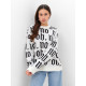 Джемпер женский MIST Knitwear, размер 48-50, белый