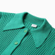 Джемпер женский на пуговицах MINAKU: Knitwear collection, зелёный, размер 42-44