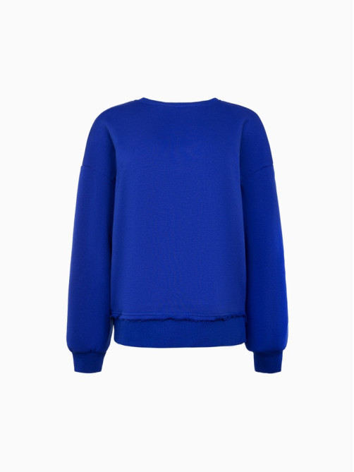 Свитшот женский MINAKU: Casual Collection цвет электро, размер 46-48