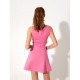 Юбка мини женская MINAKU: Casual Collection, ярко-розовая, размер 46