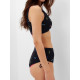 Купальник женский раздельный с высокой посадкой MIST, размер 42 (S), чёрный